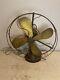 16 Antique Fan Ge Brass Blades General Electric Oscillating Cast Iron