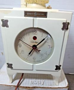 1920's General electric Monitor top Telechron refrigerator clock, working