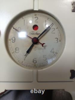 1920's General electric Monitor top Telechron refrigerator clock, working