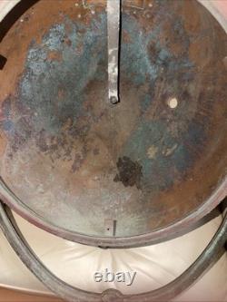 1930's ANTIQUE GE NOVALUX PROJECTOR COPPER BRASS SEARCHLIGHT FLOOD NAUTICAL