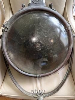 1930's ANTIQUE GE NOVALUX PROJECTOR COPPER BRASS SEARCHLIGHT FLOOD NAUTICAL