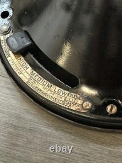 1930's General Electric AOU AK-1 Vintage Electric Fan In Good Working Shape