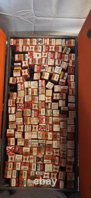 1940s Vintage Case GE General Electric Electronic Repair Toolbox with400 TV Tubes