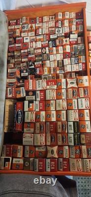 1940s Vintage Case GE General Electric Electronic Repair Toolbox with400 TV Tubes