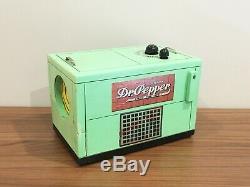 1940s Vintage Wooden Dr. Pepper Cooler Radio General Electric Restored Working