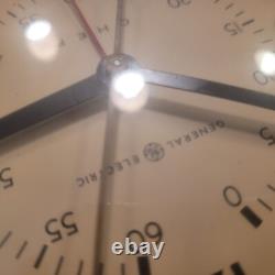 1946-1948 Vintage ORANGE General Electric Chef Clock with Timer Model 2H18 Tested