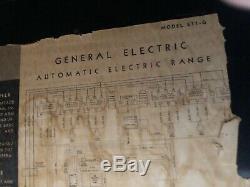 1948 General Electric Vintage Range (E11-G)