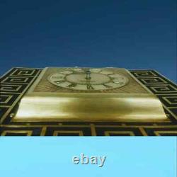 1960's Vintage Mid-Century Modern Vintage General Electric Gold Gilt Wall Clock