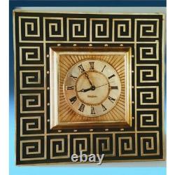 1960's Vintage Mid-Century Modern Vintage General Electric Gold Gilt Wall Clock