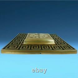 1960's Vintage Mid-Century Modern Vintage General Electric Gold Gilt Wall Clock