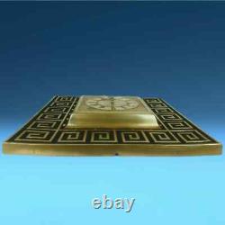 1960's Vintage Mid-Century Modern Vintage General Electric Gold Gilt Wall Clock