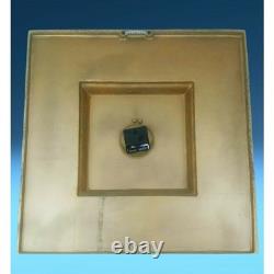 1960's Vintage Mid-Century Modern Vintage General Electric Gold Gilt Wall Clock