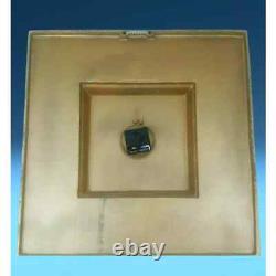 1960's Vintage Mid-Century Modern Vintage General Electric Gold Gilt Wall Clock