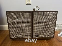 1963 Ge General Electric T-1000b Stereo MCM Vintage Am Fm Tube Radio Works