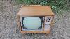 1966 Ge General Electric Cb21 Color Roundy Tube Television