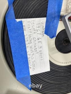 1967 General Electric Wildcat 4 Speed Record Changer Works Needs 2752D LP Needle