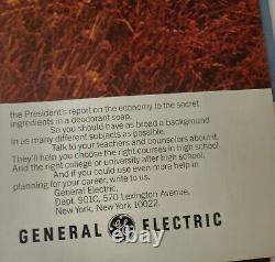 1970s General Electric Vintage Print Ad/Poster Art LOT of SEVEN POSTERS 17X22