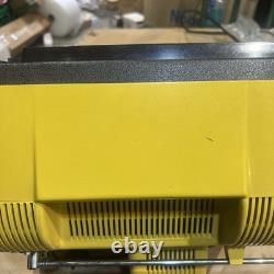 1979 Vintage GENERAL ELECTRIC Performance GE TV Retro Yellow-Works 12XB9104Y