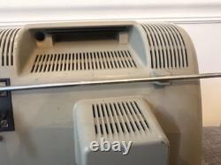 1980 Vintage GENERAL ELECTRIC Performance GE TV Retro White Works 12XB9104V