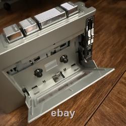 1981 Vintage General Electric Model 3-5270 Stereo Cassette Player Works! WithCase