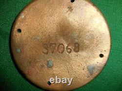 1Vintage General Electric GE Emblem Brass 4 3/8 Plaque Non-Magnetic Heavy Pce