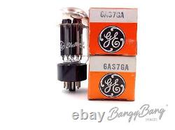 2 Vintage General Electric 6AS7GA/6N13S Low-mu Twin Triode Tube Valve- BangyBang
