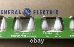 30 Vintage Sets of 4 White GE Indoor Series C-6 Christmas Lights 120 Bulbs NIB