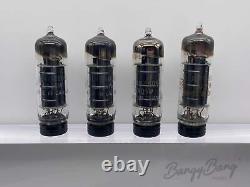 4 Vintage General Electric 6AQ5/6005/6V6 Power Pentode Amplifier Audio Vacuum Tu