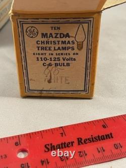 (41) Vintage General Electric Mazda Christmas Tree Lamp Bulb Multi Year Untested