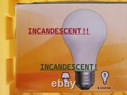 48 NEW GE 100 Watt DIMMABLE Soft White Light Bulbs Old Stock GE A19 Vintage