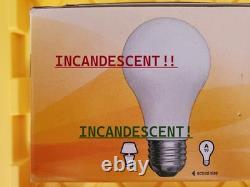 48 NEW GE 100 Watt DIMMABLE Soft White Light Bulbs Old Stock GE A19 Vintage 60