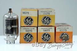 5 Vintage General Electric 16GY5 Beam Power Amp. Radio Compactron Audio Vacuum T
