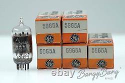 5 Vintage General Electric 5 Star 5965A Noval Twin Triode For Computer Circuits