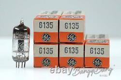 5 Vintage General Electric 6135/CK6135/CV4022 Triode Audio Vacuum Tube Valve