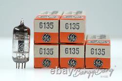 5 Vintage General Electric 6135/CK6135/CV4022 Triode Tube Valve BangyBang Tube