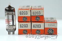 5 Vintage General Electric 6203/CV5009 Full-Wave Vacuum Rectifier Audio Vacuum T