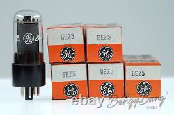 5 Vintage General Electric 6EZ5/6EY6/6V6 Octal Beam Power Tube Valve- BangyBang