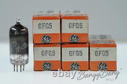 5 Vintage General Electric 6FG5 Shadow Grid Beam Pentode Valve- BangyBang Tube