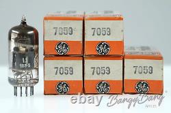 5 Vintage General Electric 7059 Noval Triode Pentode Oscillator Mixer- BangyBang