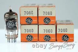 5 Vintage General Electric 7060 Noval Triode Pentode Frequency Multiplier- Bangy
