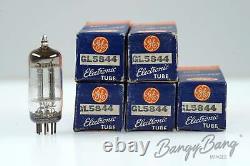 5 Vintage General Electric GL5844/CV5046 Computer Rated Double Triode Audio Vacu