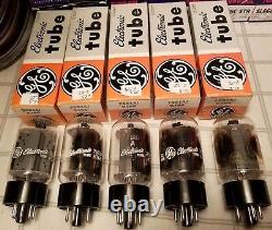 7581A GE GENERAL ELECTRIC VINTAGE TUBE 7581 6L6GC NOS SLEEVE OF 5 eTRACER