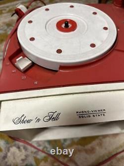 9 Vintage General Electric Show N Tell Picture Sound Program Record Film Plus TV