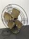 Antique Early Vtg General Electric Ge Oscilating 4 Square Blade Fan Works