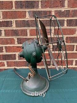 ANTIQUE GE General Electric CAST IRON ELECTRIC FAN 13 Cage PAT DATES 1895 1901