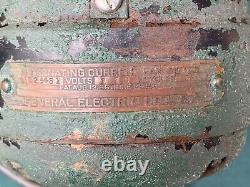 ANTIQUE GE General Electric CAST IRON ELECTRIC FAN 13 Cage PAT DATES 1895 1901