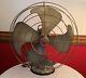 Antique Mid 1900's Ge Vortalex General Electric Oscillating Fan No. 23 Works