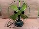 Antique 1901 12 General Electric Brass Cage Fan In Nice Original Condition