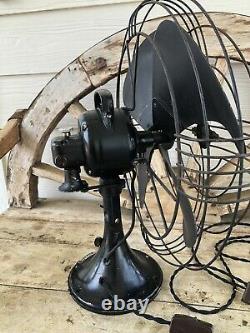 Antique 1920 General Electric Vortalex Fan 18 inch Form V