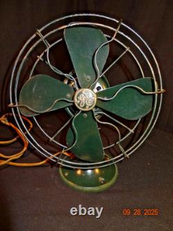 Antique 1920's GE General Electric 10 Oscillating Tilting Table/desk Fan